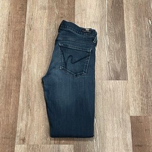 Distressed Low Rise Skinny Citizens of Humanity Jeans